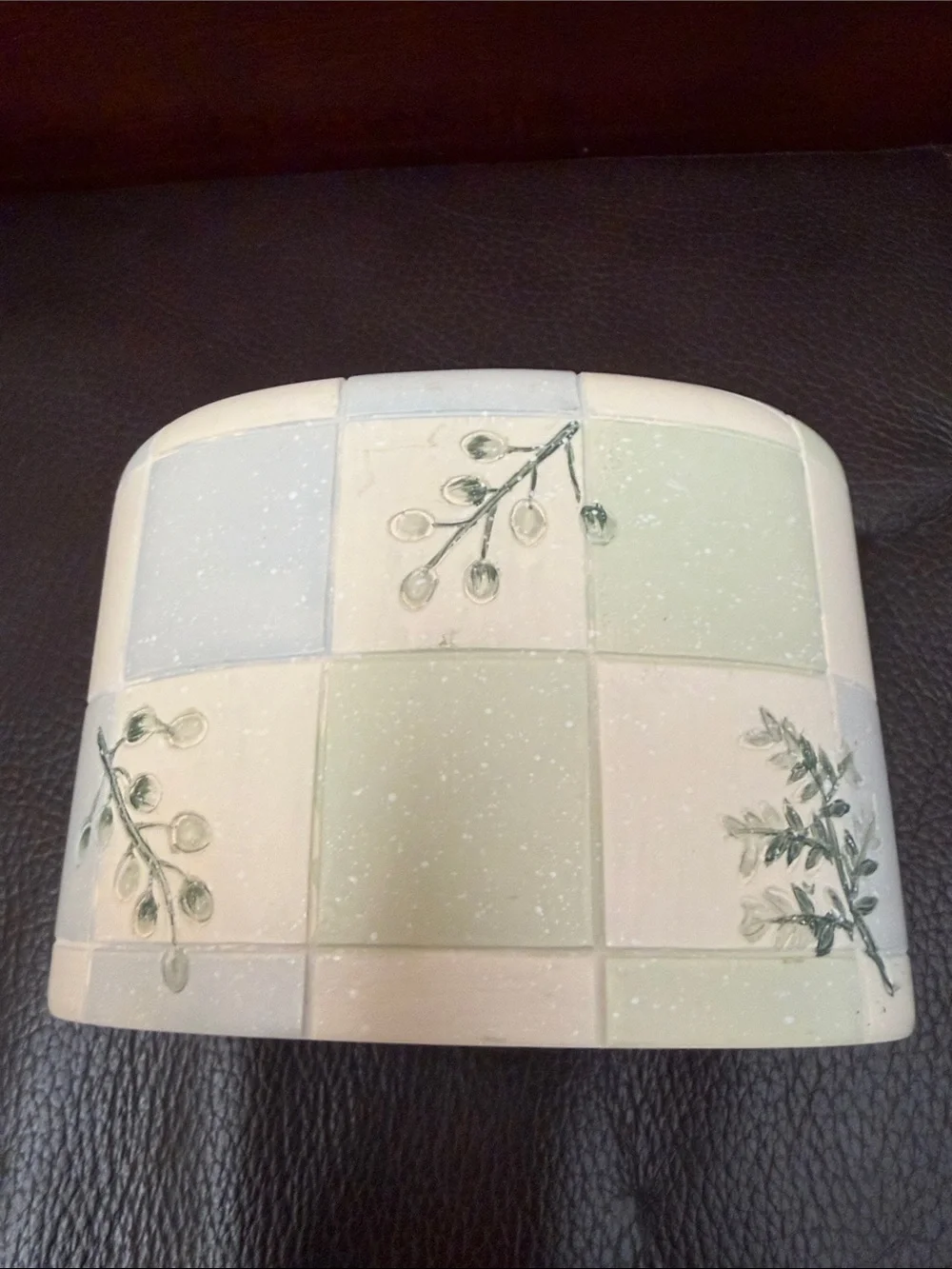 Croscill Rainier Ceramic Toothbrush/Toothpaste Holder